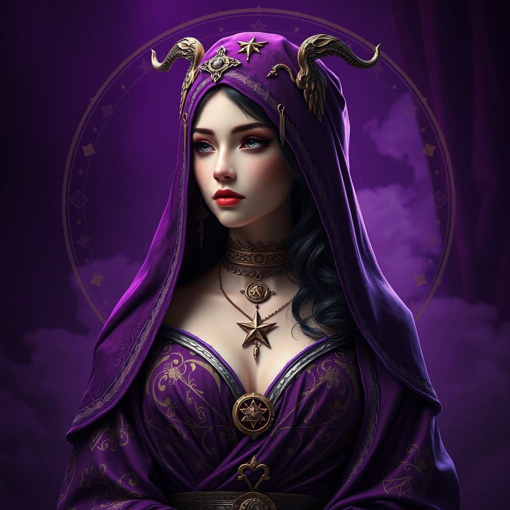 Mysterious Virgo Empress in Luxurious Fantasy Realm