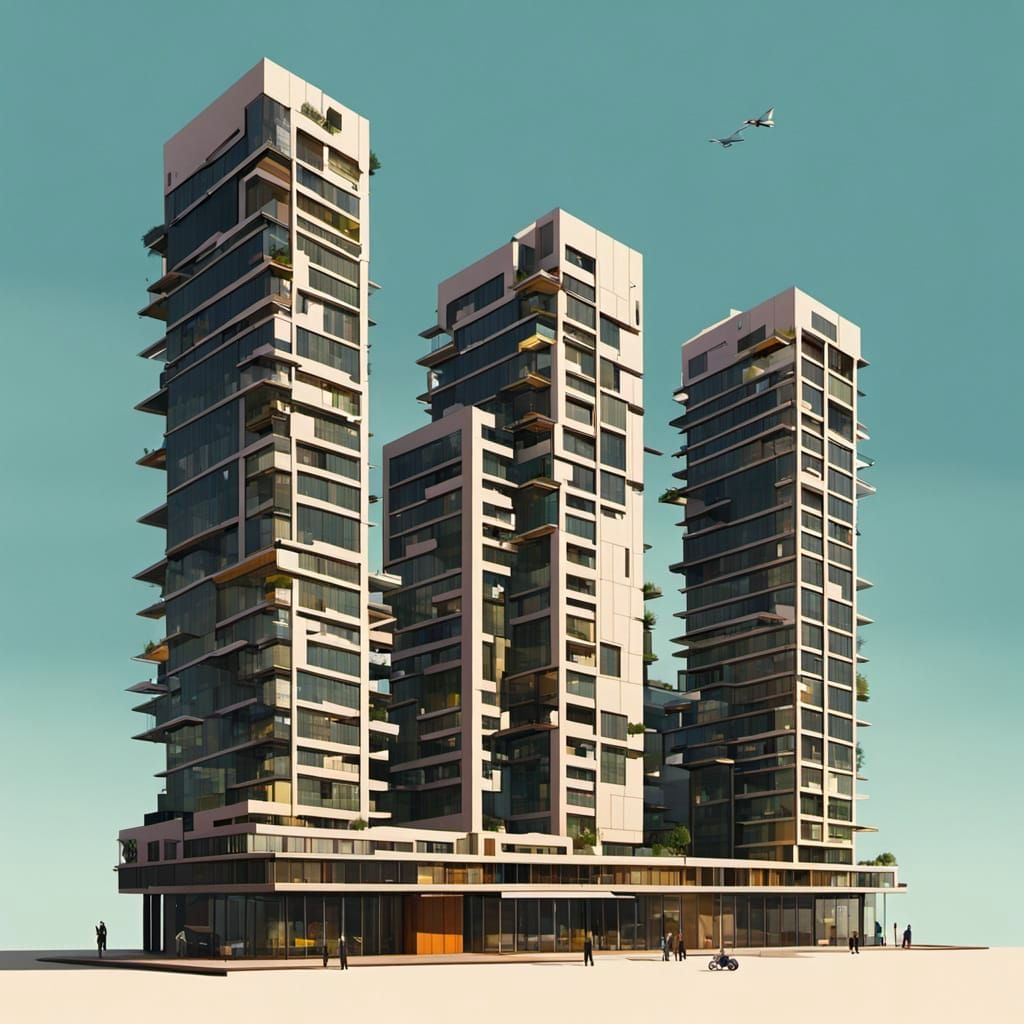 Fast-Casual Contemporary Apartment Building