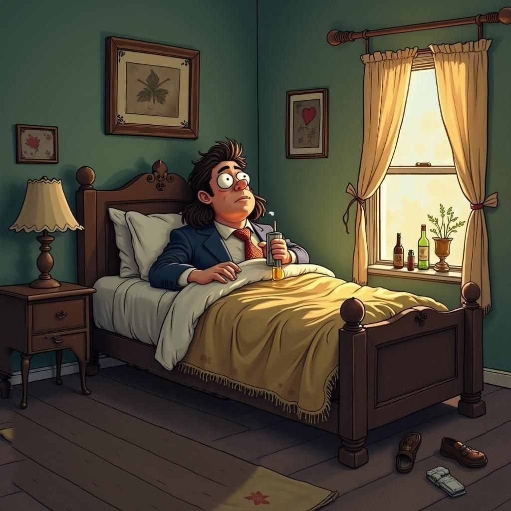 Tipsy Madman's Hectic Morning Realization