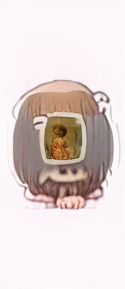 Disturbing Chibi Figure Inspired by Art Nouveau