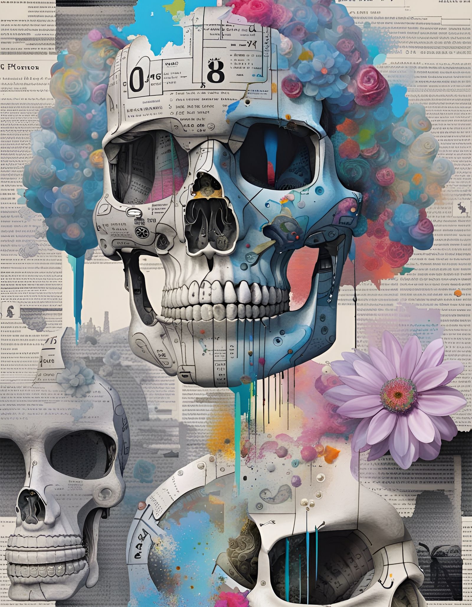 Skull in Print