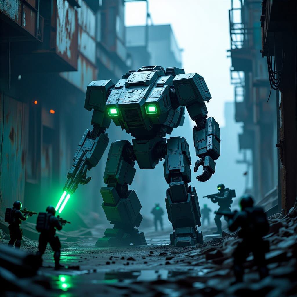 Avatar APU Unit in Cyberpunk Battle