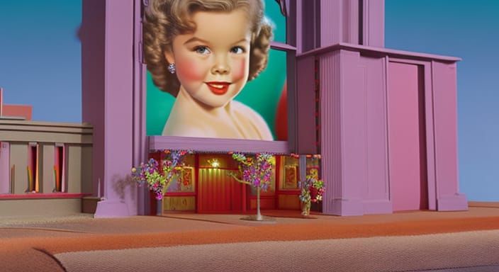 Shirley Temple in Barbie World