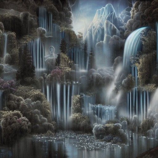 Even Flow: Detailed Matte Painting Inspired by Pearl Jam