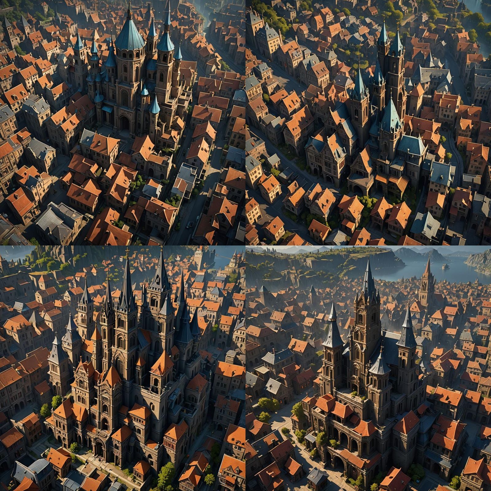 Urbanization God: Dark Fantasy Concept Art