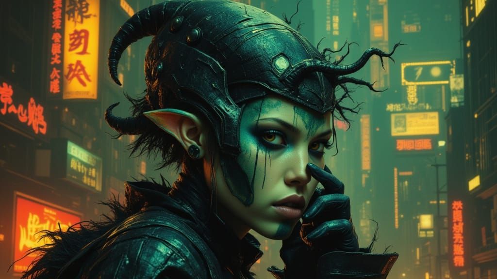 Mangoria, Twilight Zone Inhabitant, Concept Art Portrait