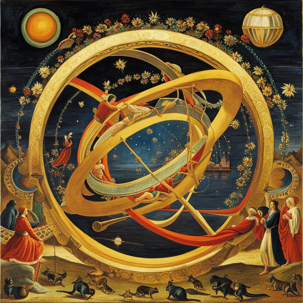 Surreal Dream of Interconnected Consciousness