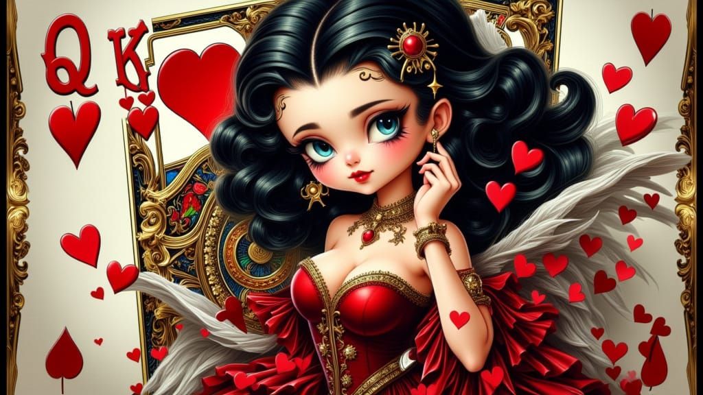 Betty Boop ~ Queen of Hearts