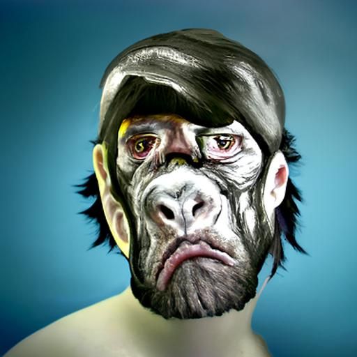 Realistic Bored Ape Illustration