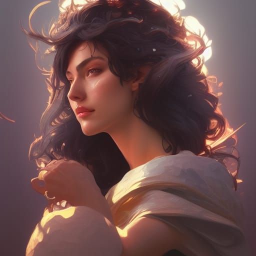 Atalanta Portrait in Dynamic Lighting