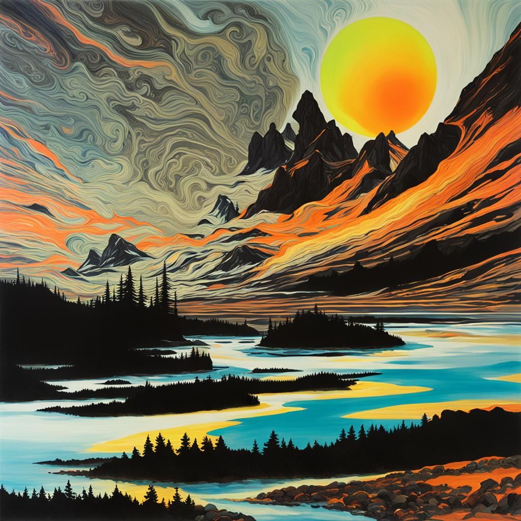 Neon Silhouette and Dripping Cream: Photographic Style