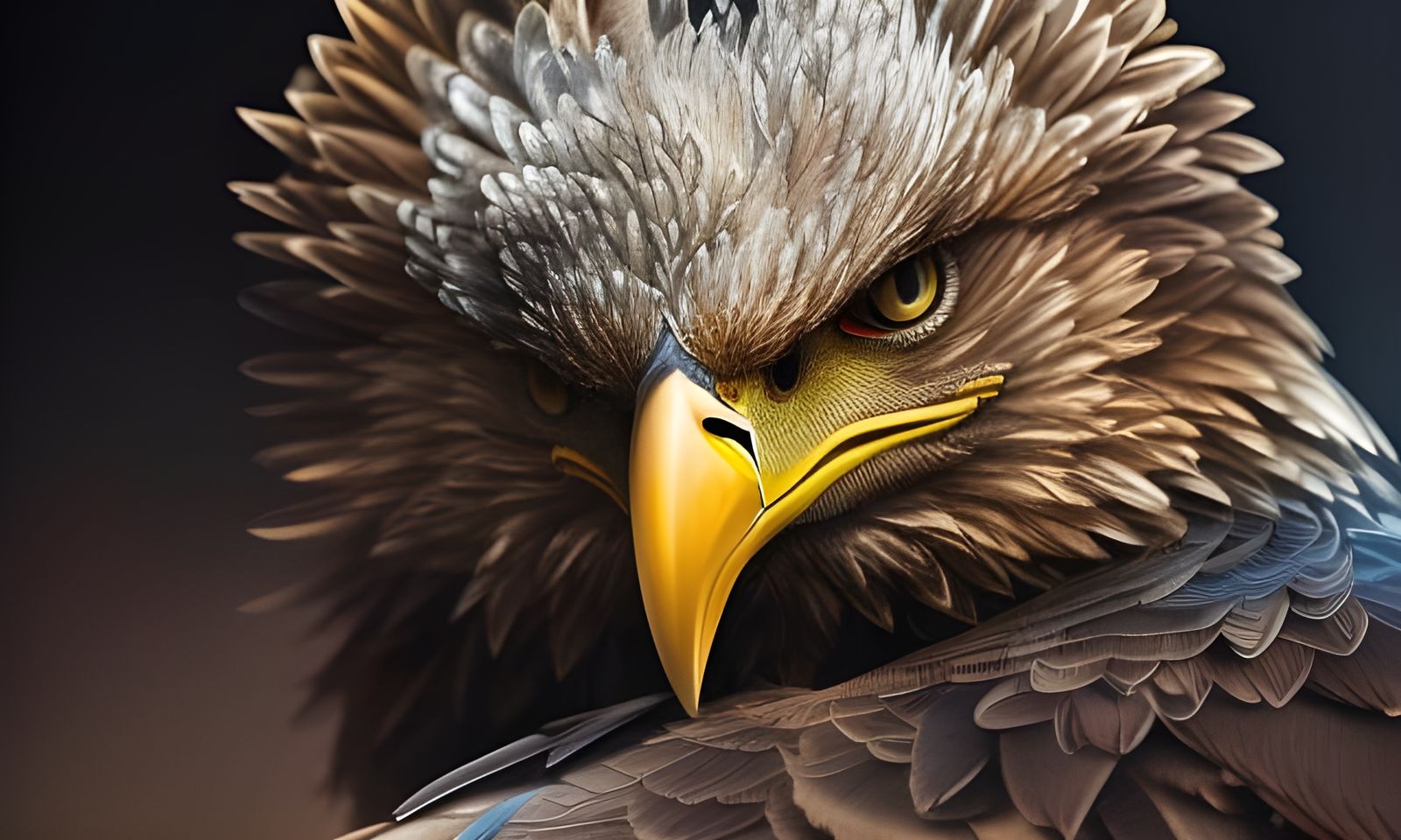 Fantastical Eagle: Epic Cinematic Digital Painting