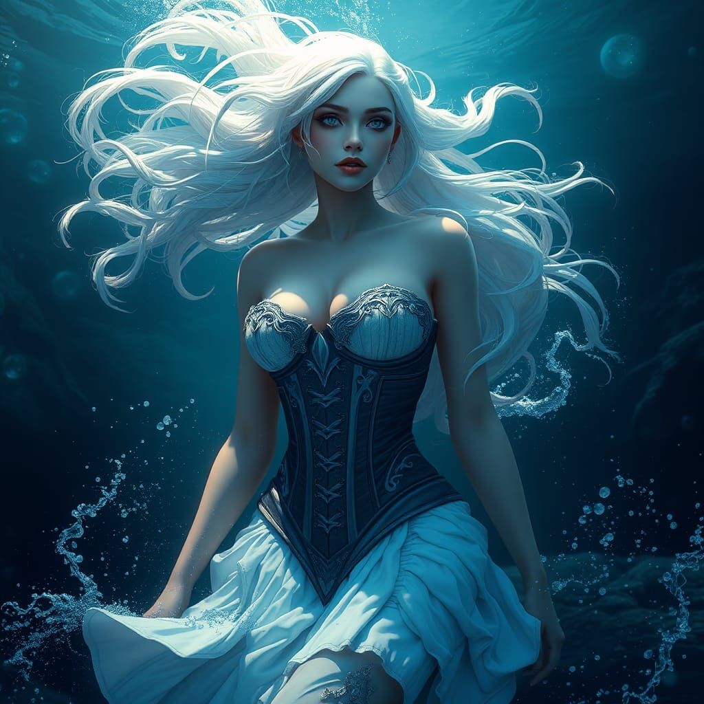 Ocean Siren in Fantasy Concept Art