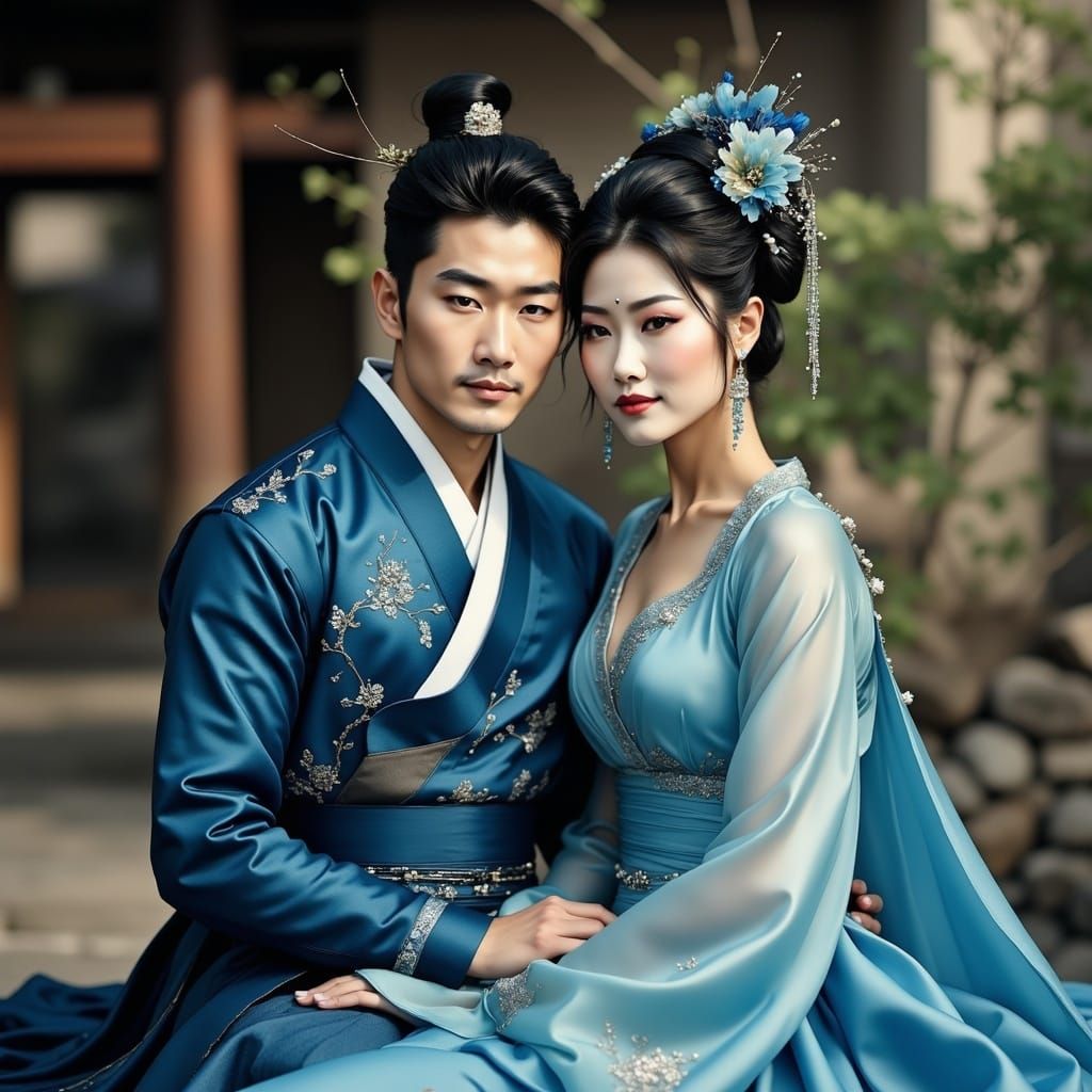 Stunning Korean Prince Sado in 1760s Hanbok Attire