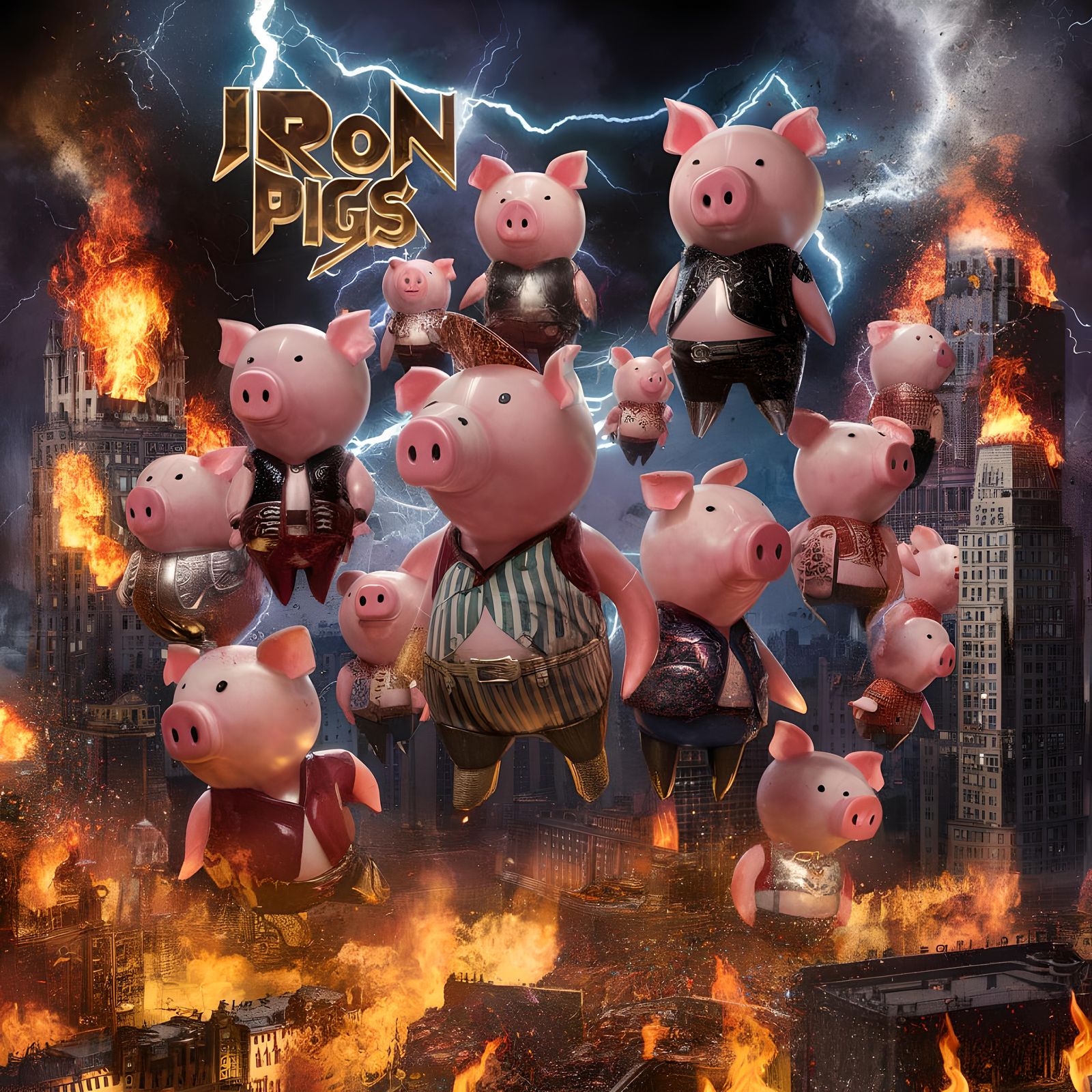 Iron Pigs - City on Fire