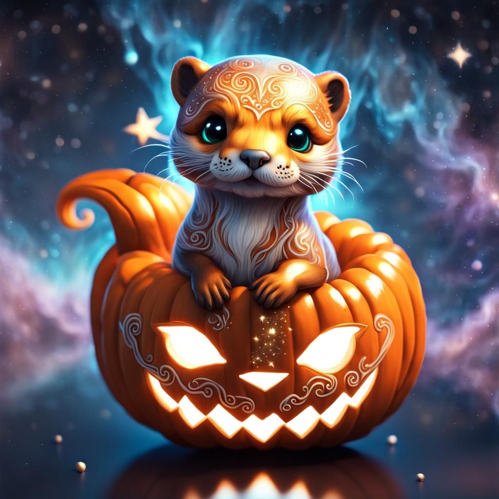 Otters Halloween