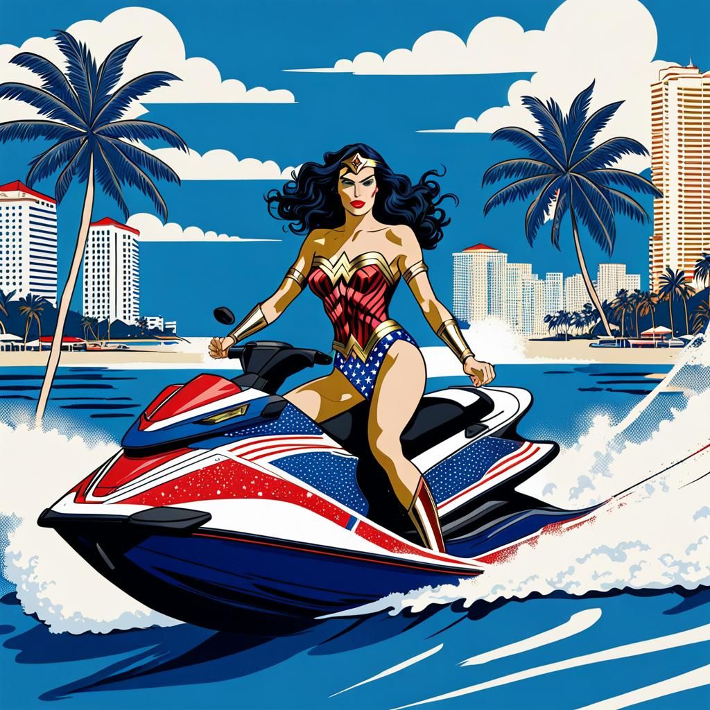 Leaving on a Jet ski