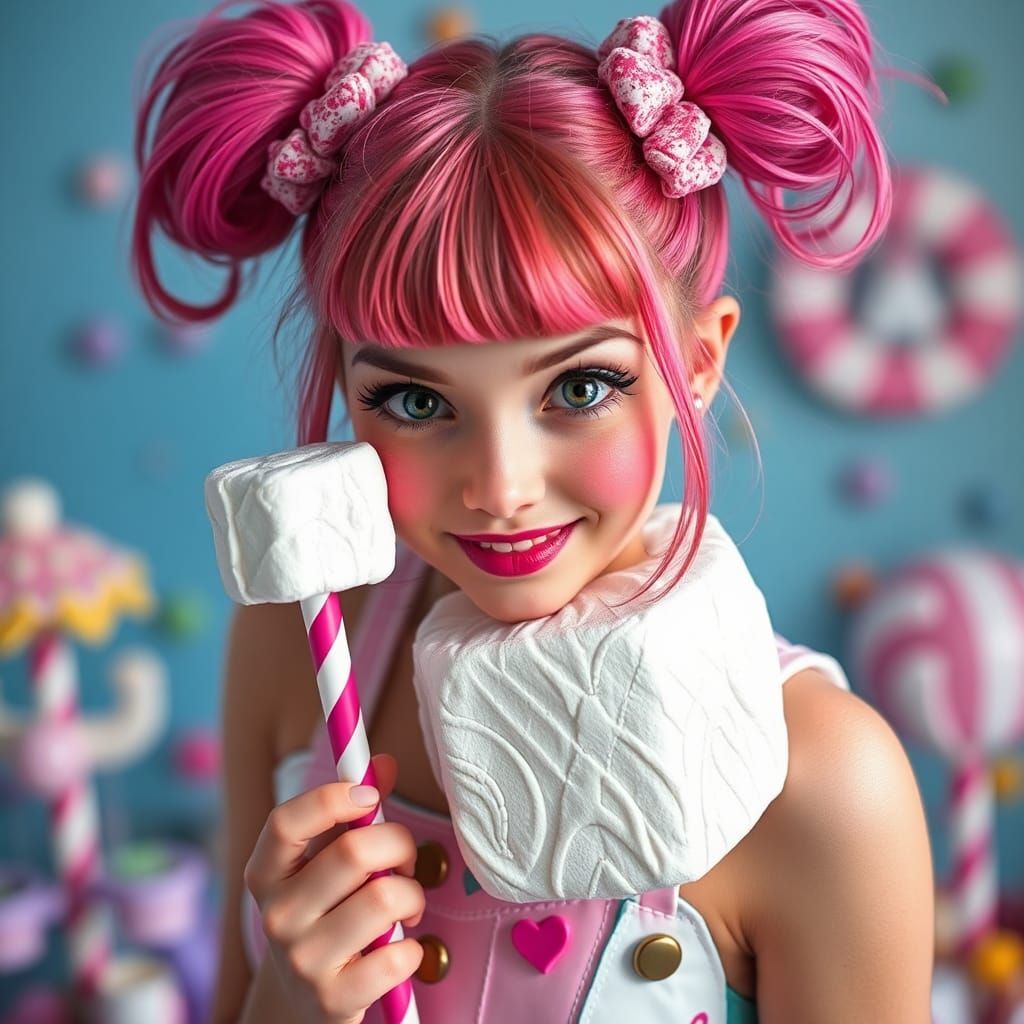 Marshmallowpunk Candyland Pinup Girl