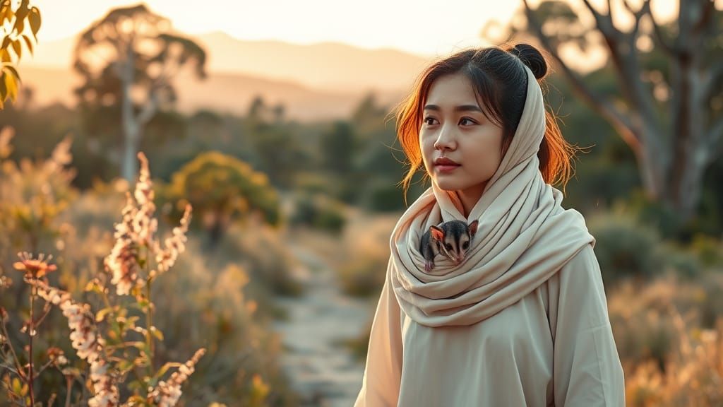 Dawn Bushland Walk with Sugar Glider