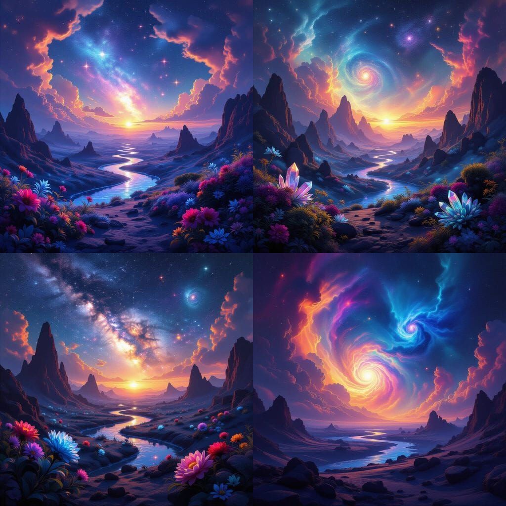 Cosmic Galactic Processes and Alien Nature in Space