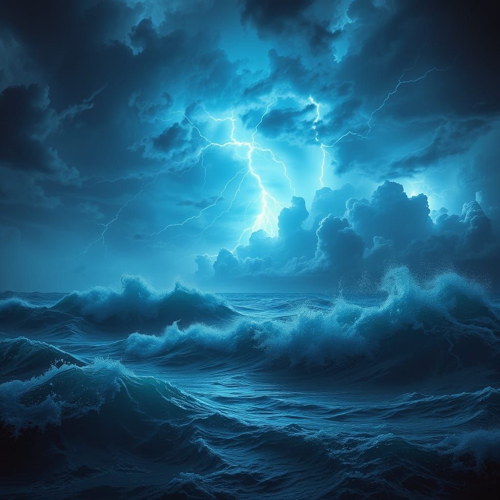 Cosmic Storm Unleashes Fury on Turbulent Oceans