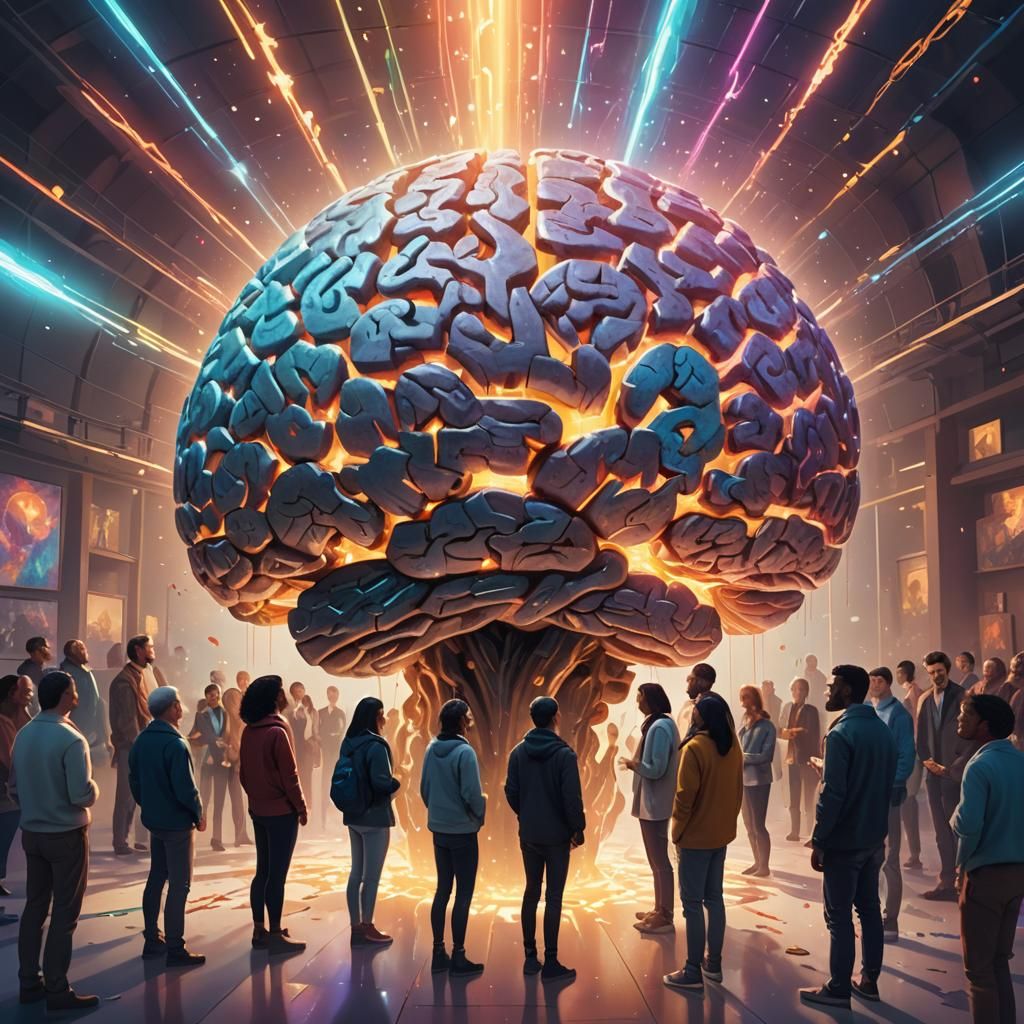 Critical Thinking Concept Art: Diverse Perspectives