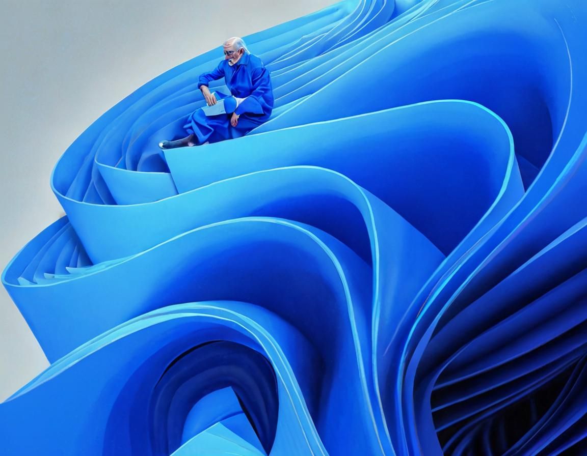 Surrealist Old Man Creates Optical Illusions