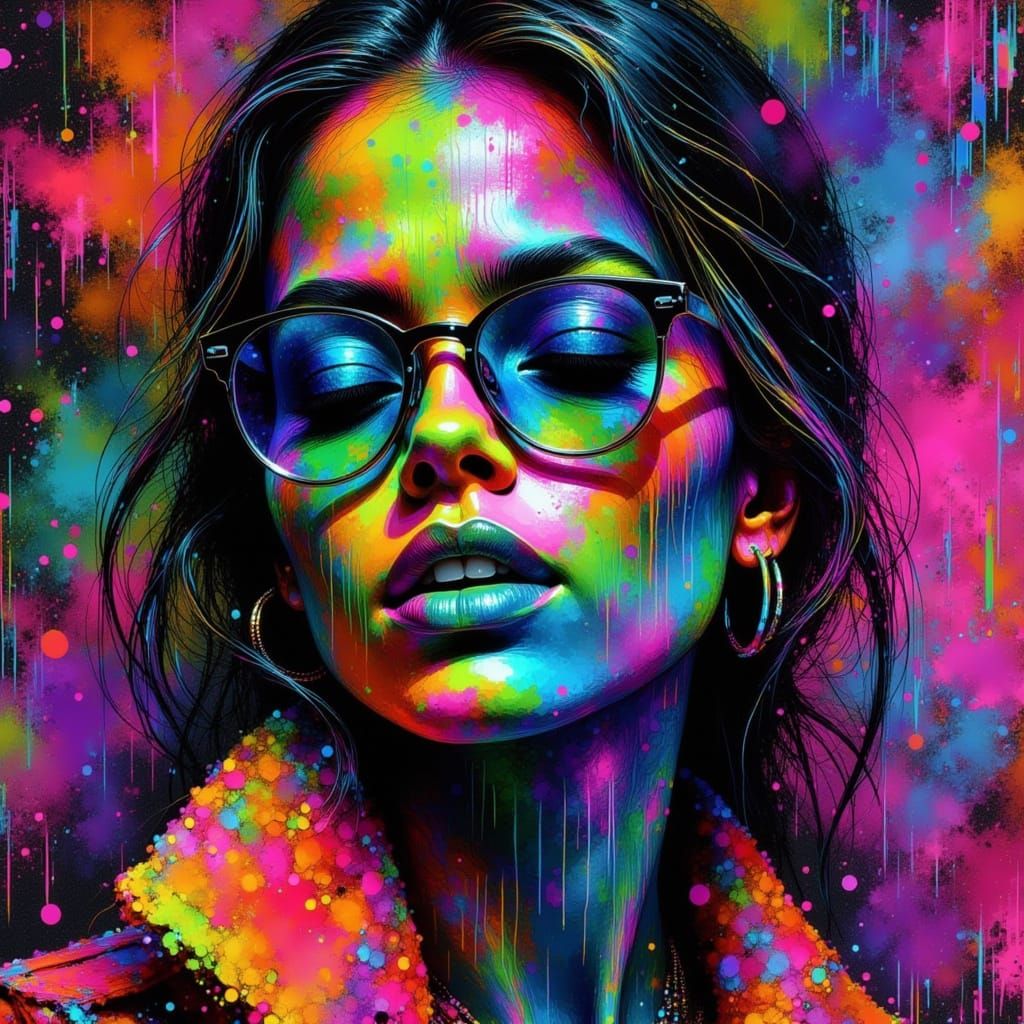 Grunge Cyberpunk Digital Art