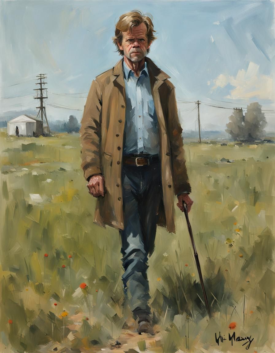Portrait in Rozalski Style of William H. Macy