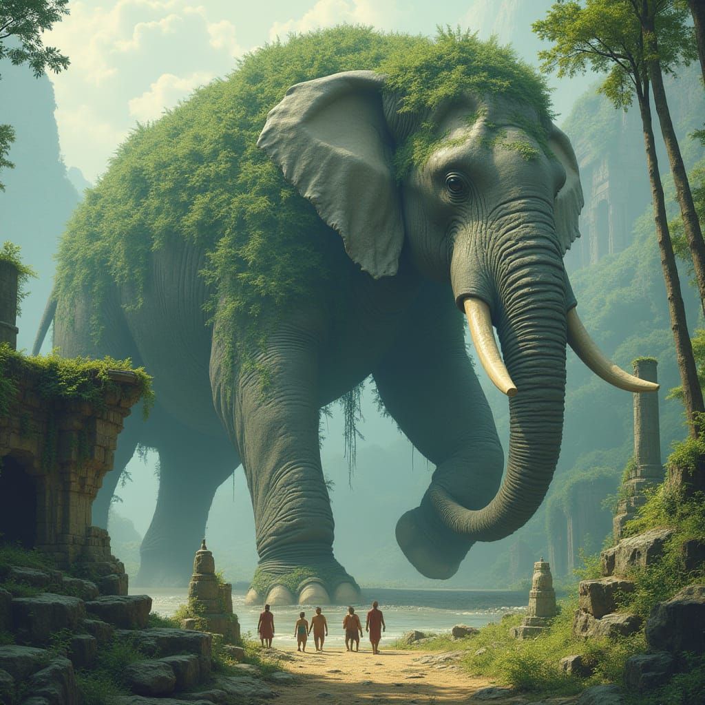 Gigantic Mossy Mammoth