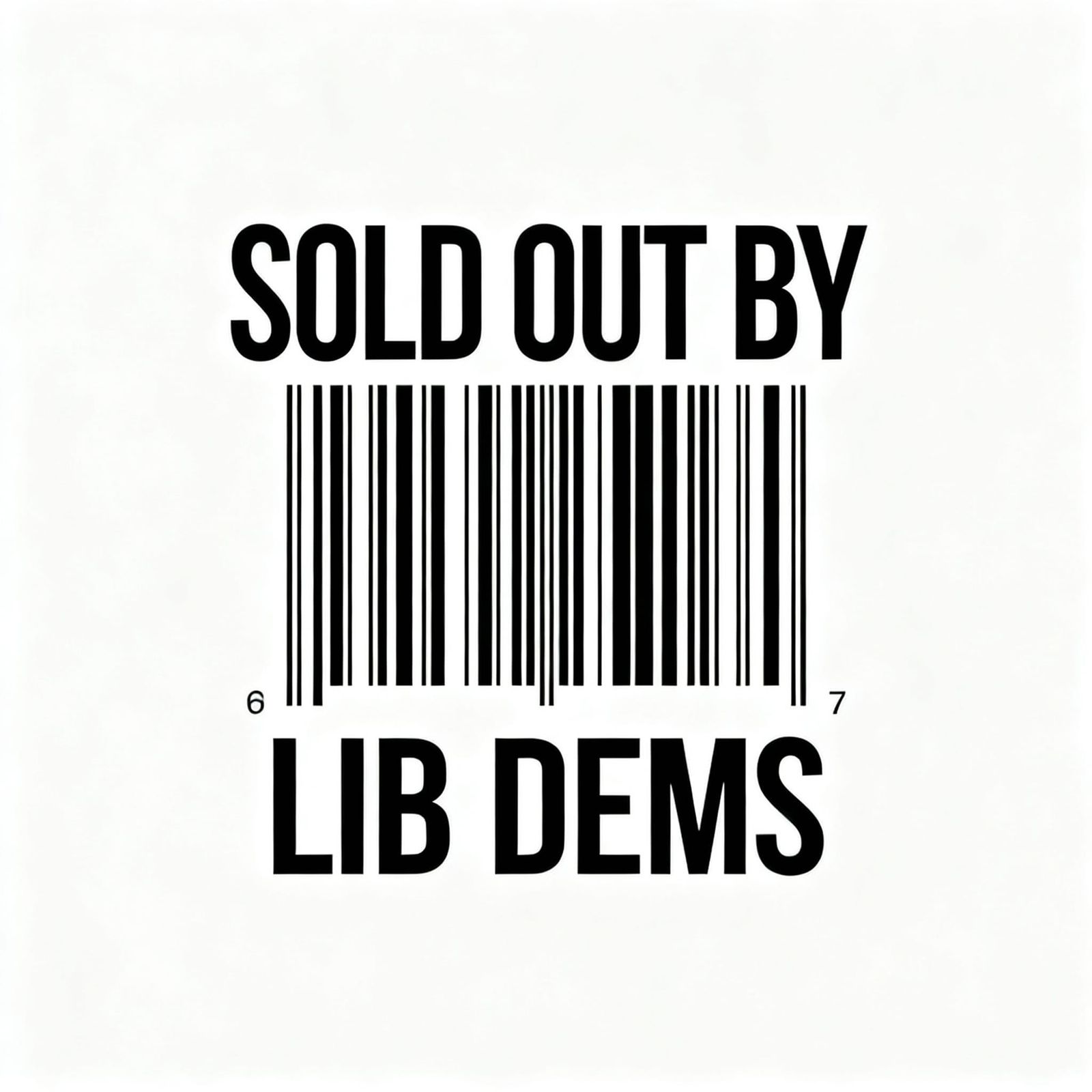 Sold Out By Lib Dems Barcode Image
