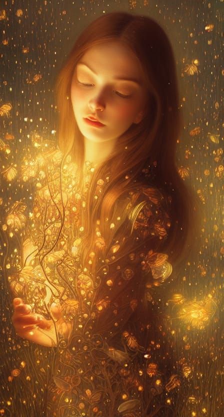 Mist of firefly light…