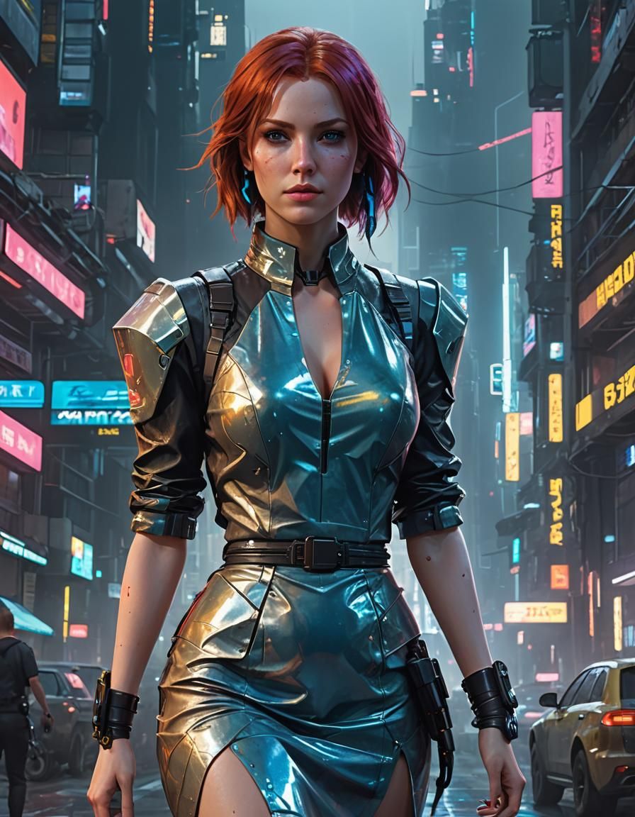 Cyberpunk Corporate Agent