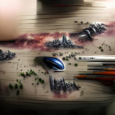 Detailed Matte Painting Inspired by Mass Effect