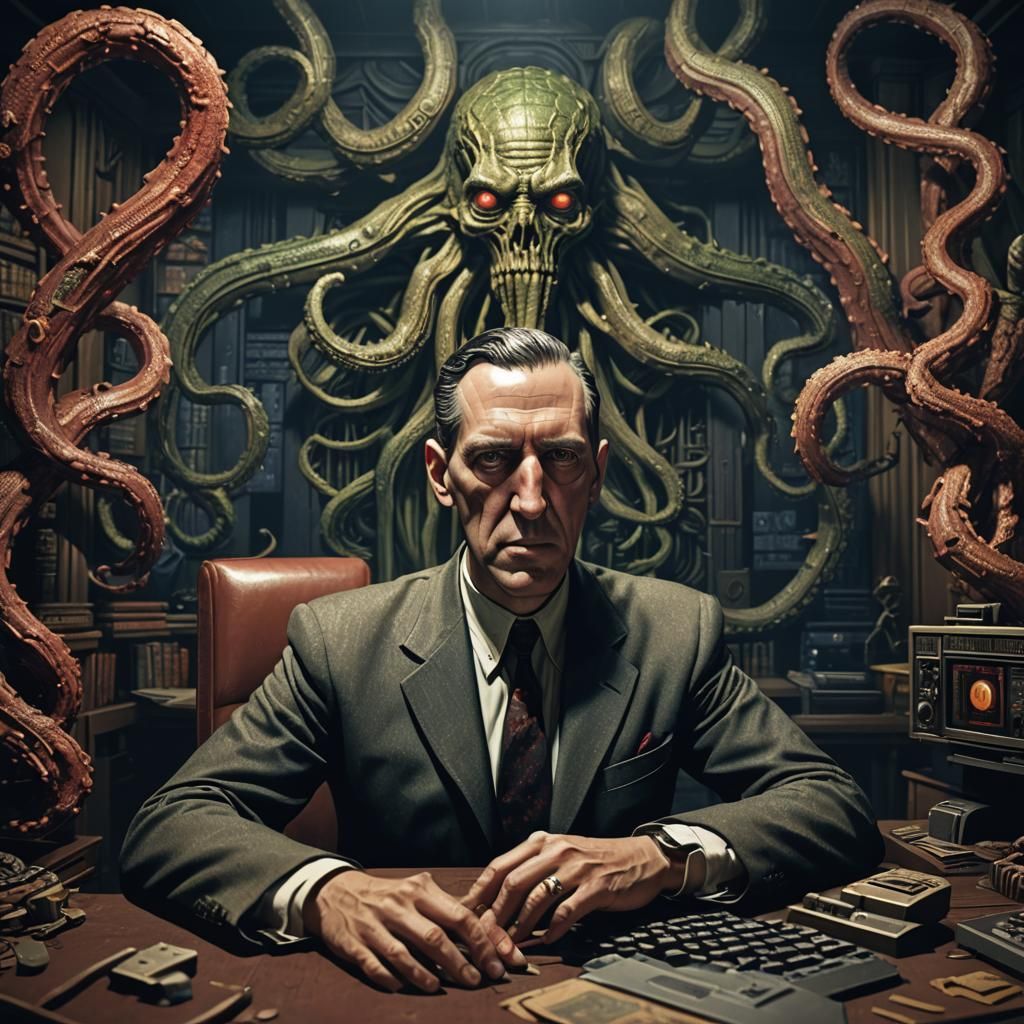 Lovecraft and Amiga 500: Detailed Matte Painting
