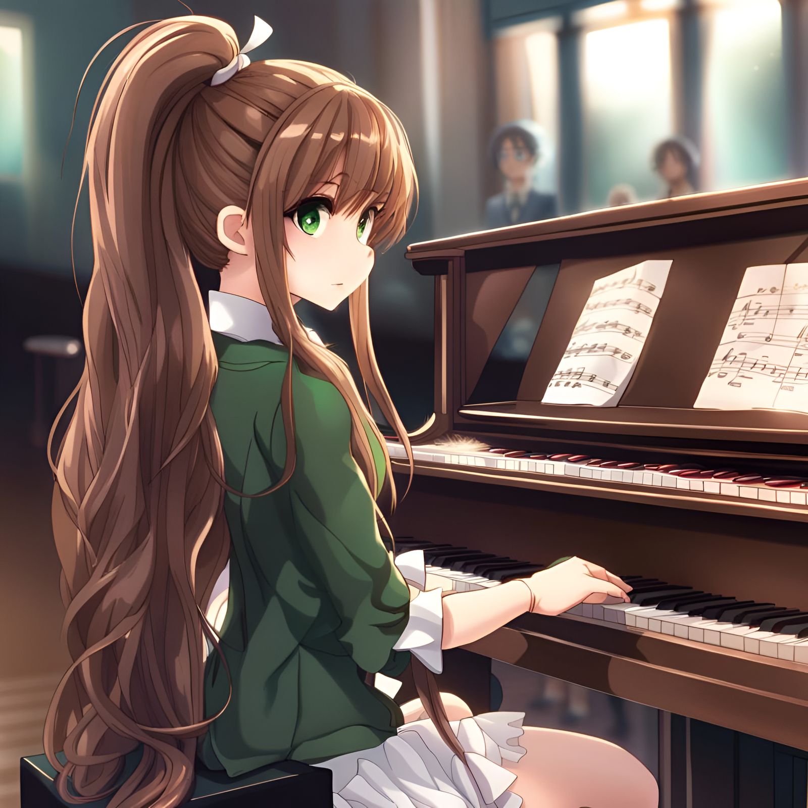 Monika Playing Piano V3