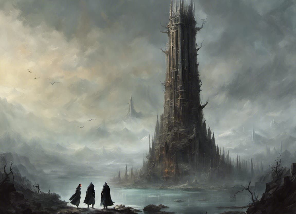Orthanc, after the Ents flooded Isengard