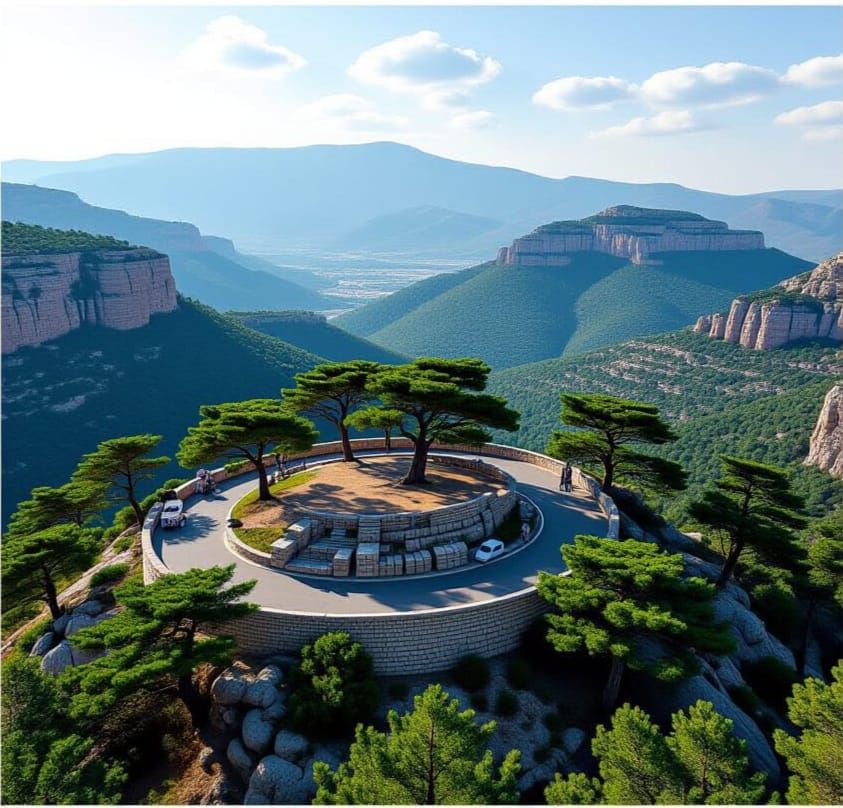 Majestic Cedars of Lebanon Ancient Forest Landscape