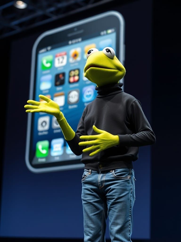 Kermit Jobs Unveils the First iPhone