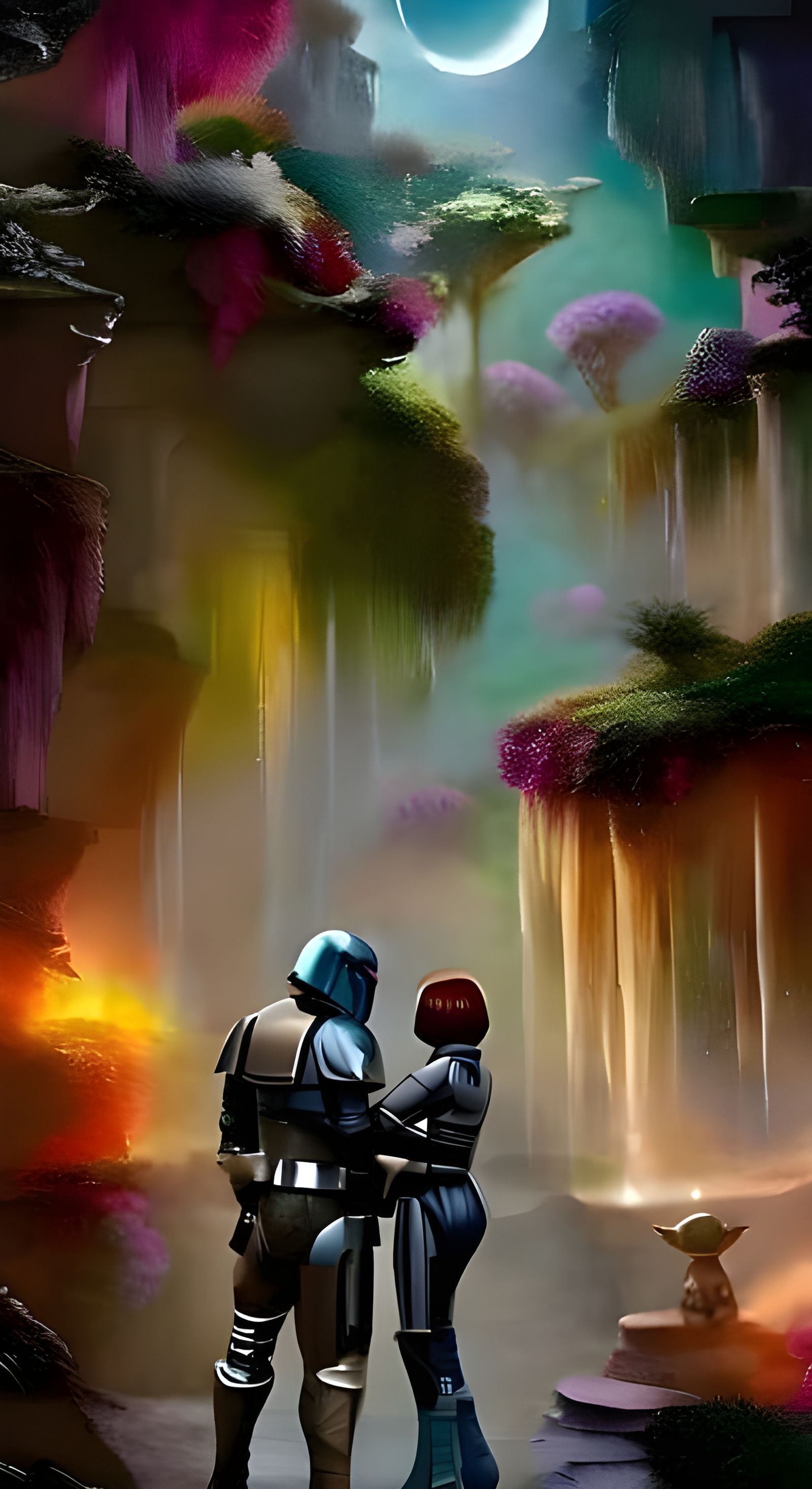 Star Wars Mandalorian Wedding in Lush Garden