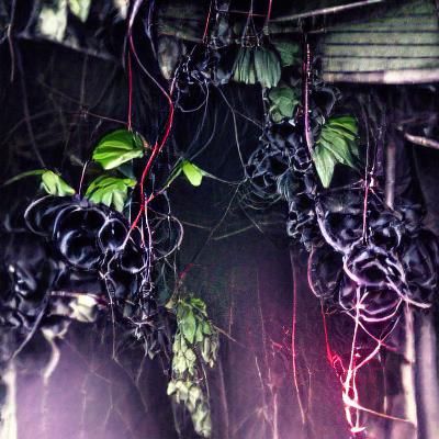 Ominous Jungle: Tangled Vines Obscure Light