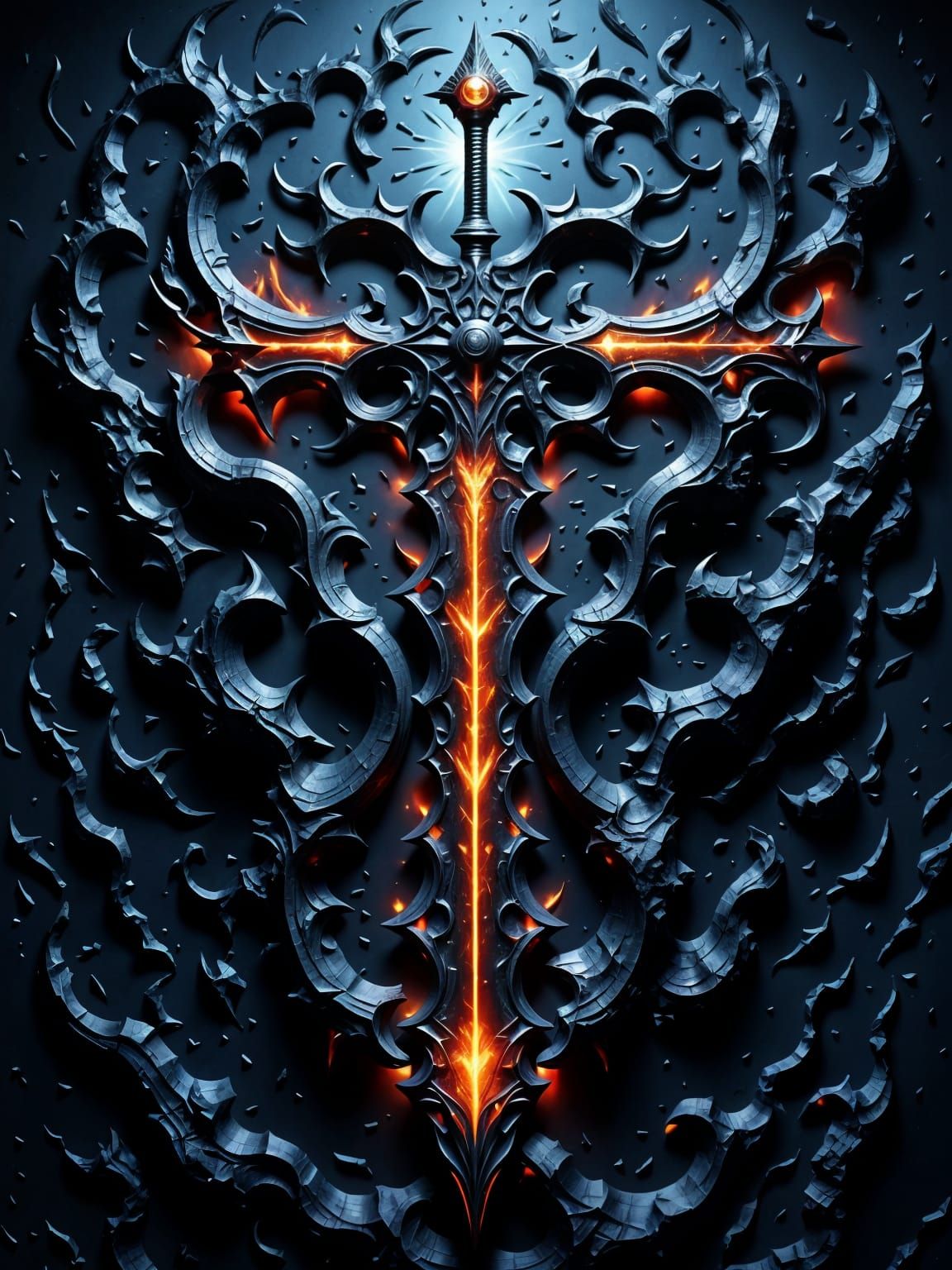 Ancient Obsidian Sword of Paradox