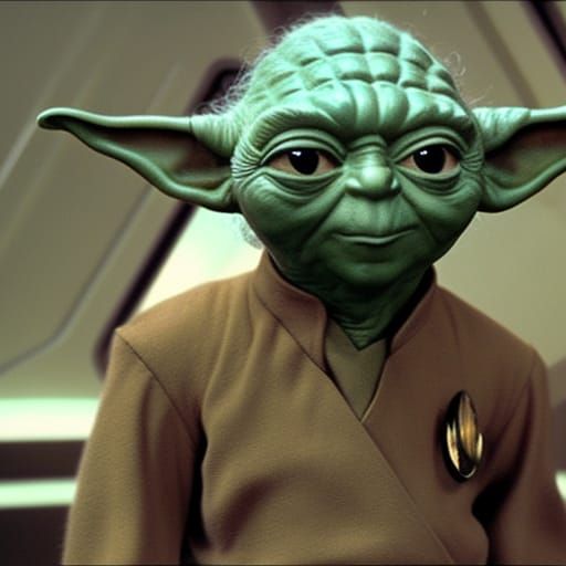 Yoda as Starfleet Admiral: A Sci-Fi Mashup