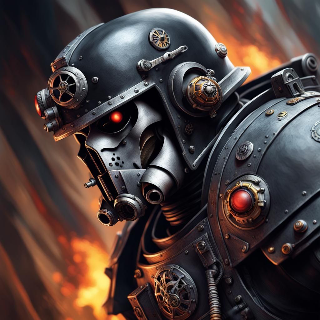 Hyperrealistic Deathwatch Concept Art
