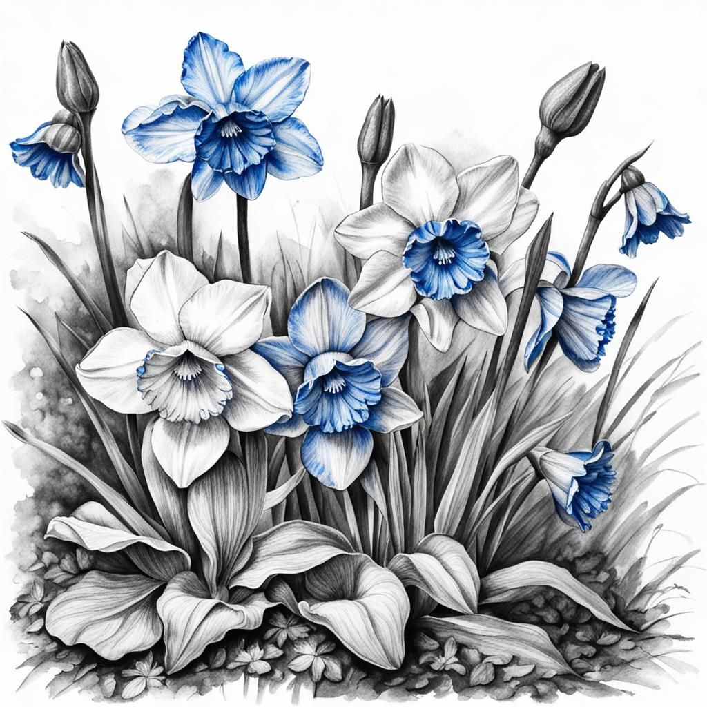 daffodils and primroses