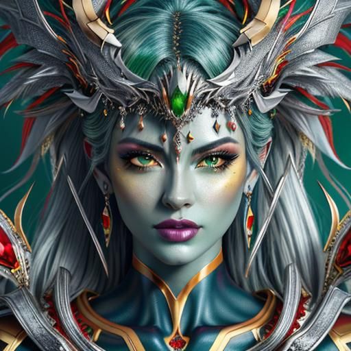 Captivating Beauty in Vibrant Colors