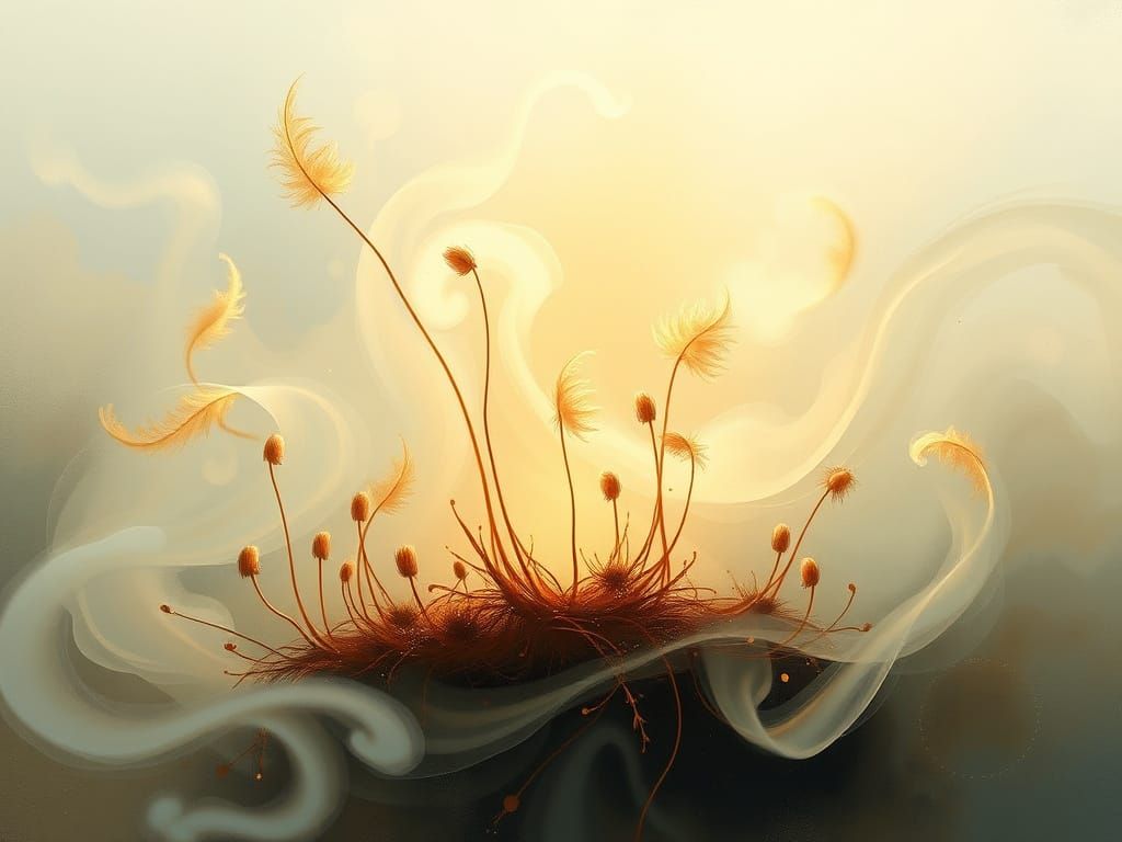 Ethereal Dawn of Nascent Growth in Whispers of New Beginning...