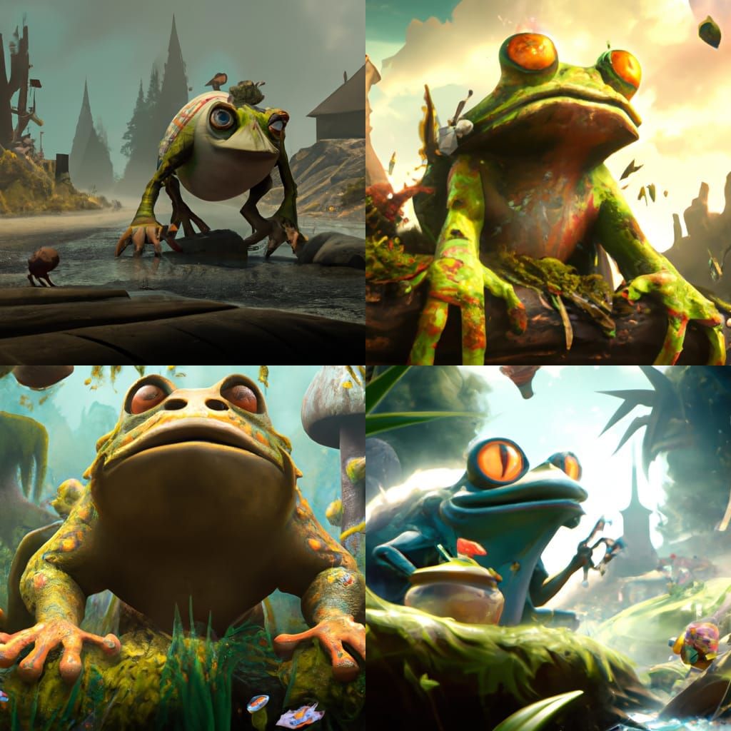 Fwog Concept Art from My Singing Monsters