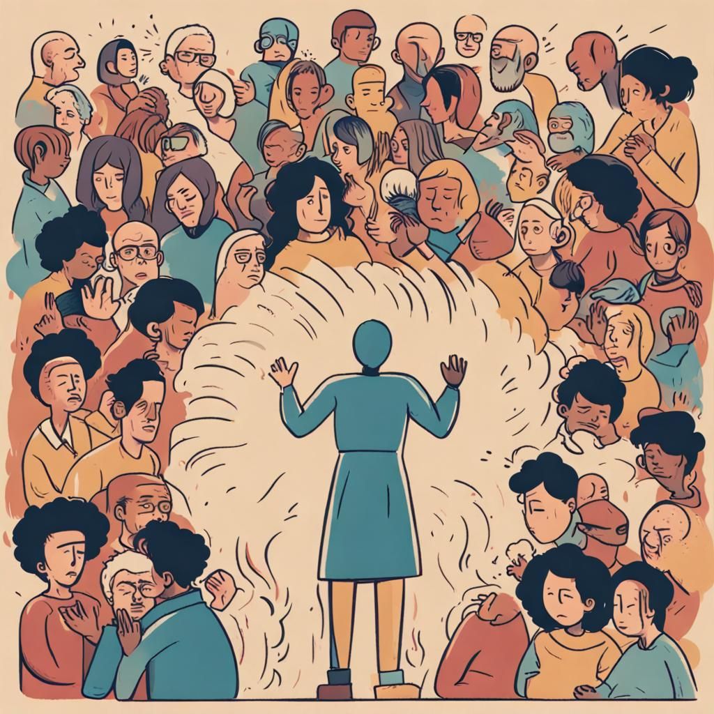Resilient People Expressing Triumph of Human Spirit