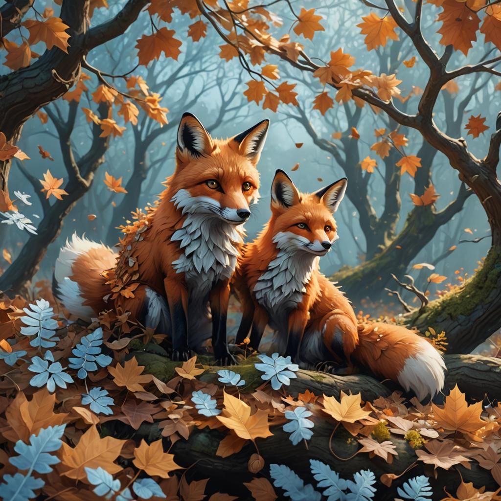 Loving Autumnal Creatures in Enchanted Forest